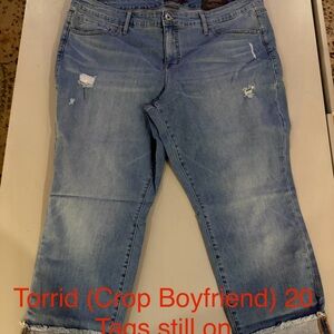Torrid Light Blue Boyfriend Jeans